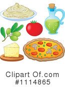 Italian Cuisine Clipart #1114865 by visekart