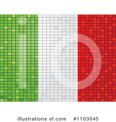 Italy Flag Clipart #1103045 by Andrei Marincas