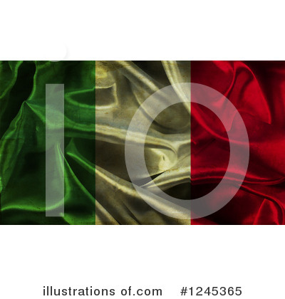 Italy Flag Clipart #1245365 by KJ Pargeter