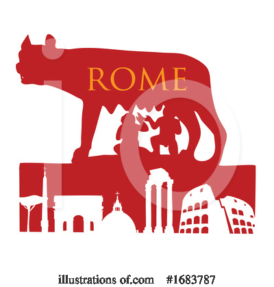Royalty-Free (RF) Italy Clipart Illustration by Domenico Condello - Stock Sample #1683787
