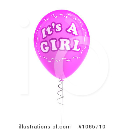 Party Balloons Clipart #1065710 by stockillustrations