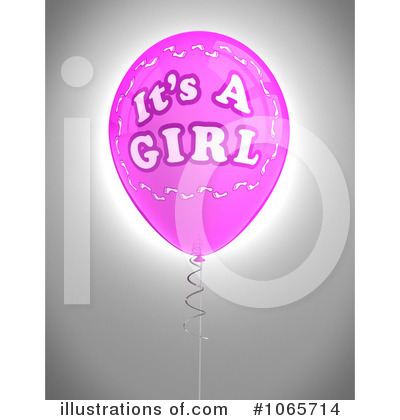 Royalty-Free (RF) Its A Girl Clipart Illustration by stockillustrations - Stock Sample #1065714