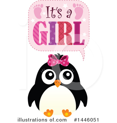 Royalty-Free (RF) Its A Girl Clipart Illustration by visekart - Stock Sample #1446051
