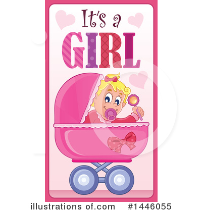 Royalty-Free (RF) Its A Girl Clipart Illustration by visekart - Stock Sample #1446055