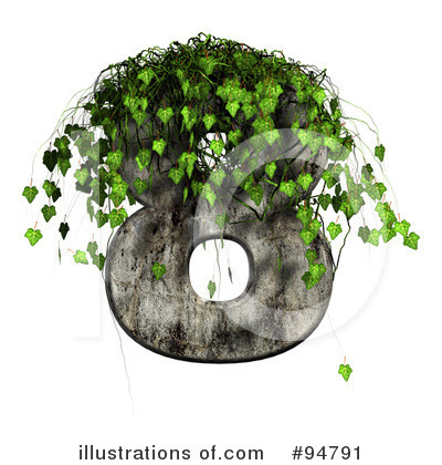 Ivy Numbers Clipart #94791 by chrisroll