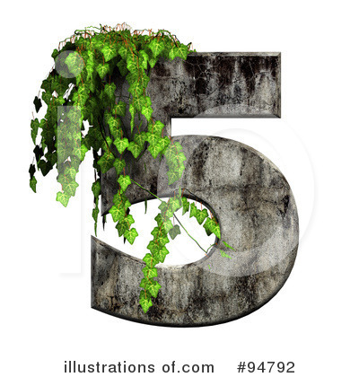 Royalty-Free (RF) Ivy Numbers Clipart Illustration by chrisroll - Stock Sample #94792