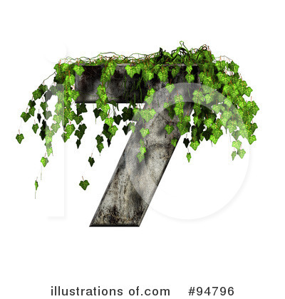 Ivy Numbers Clipart #94796 by chrisroll