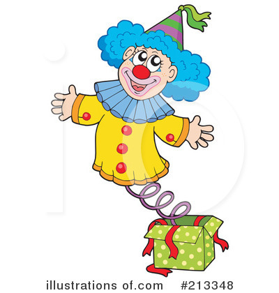 Royalty-Free (RF) Jack In The Box Clipart Illustration by visekart - Stock Sample #213348