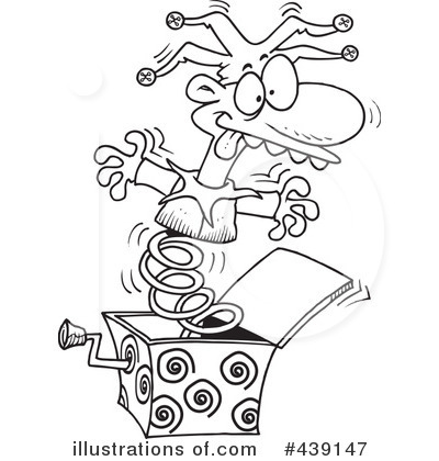 Jack In The Box Clipart #439147 by toonaday