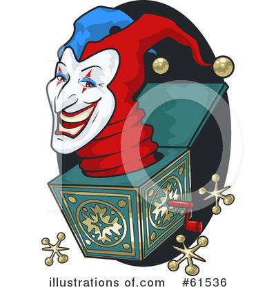 Royalty-Free (RF) Jack In The Box Clipart Illustration by r formidable - Stock Sample #61536