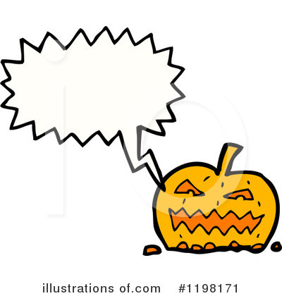 Royalty-Free (RF) Jack-O-Lantern Clipart Illustration by lineartestpilot - Stock Sample #1198171