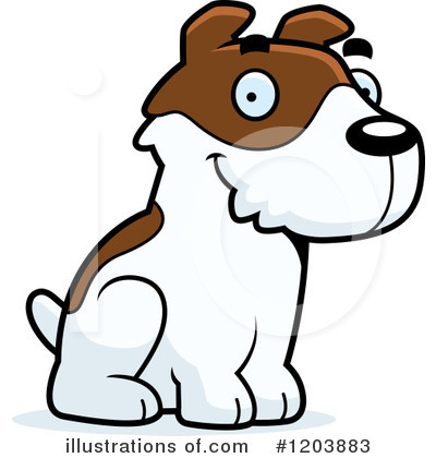 Terrier Clipart #1203883 by Cory Thoman