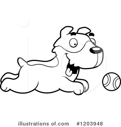 Royalty-Free (RF) Jack Russell Terrier Clipart Illustration by Cory Thoman - Stock Sample #1203948