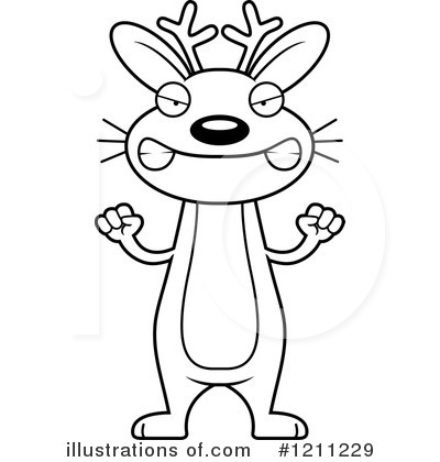 Royalty-Free (RF) Jackalope Clipart Illustration by Cory Thoman - Stock Sample #1211229