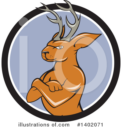 Antelope Clipart #1402071 by patrimonio