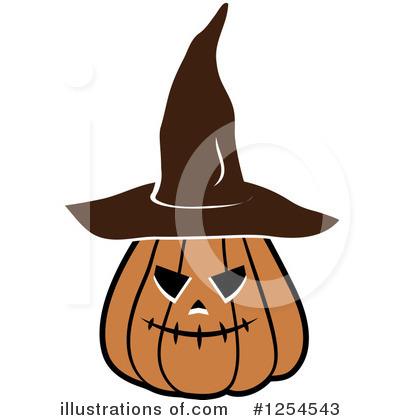 Royalty-Free (RF) Jackolantern Clipart Illustration by Vector Tradition SM - Stock Sample #1254543