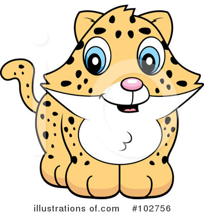 Royalty-Free (RF) Jaguar Clipart Illustration by Cory Thoman - Stock Sample #102756