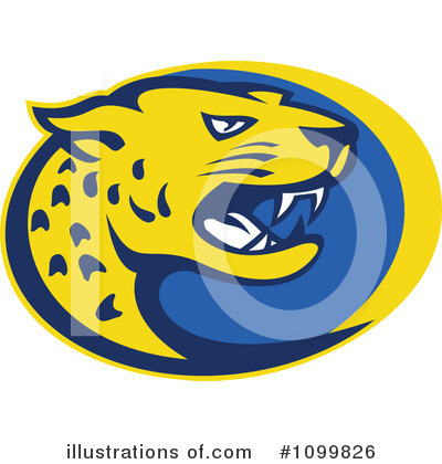 Royalty-Free (RF) Jaguar Clipart Illustration by patrimonio - Stock Sample #1099826