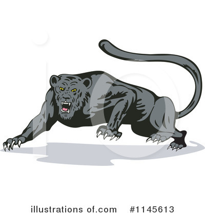 Royalty-Free (RF) Jaguar Clipart Illustration by patrimonio - Stock Sample #1145613