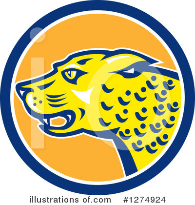 Royalty-Free (RF) Jaguar Clipart Illustration by patrimonio - Stock Sample #1274924