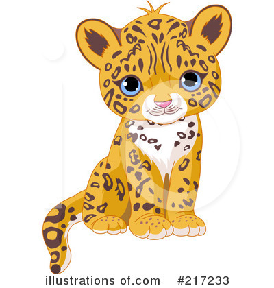 Royalty-Free (RF) Jaguar Clipart Illustration by Pushkin - Stock Sample #217233