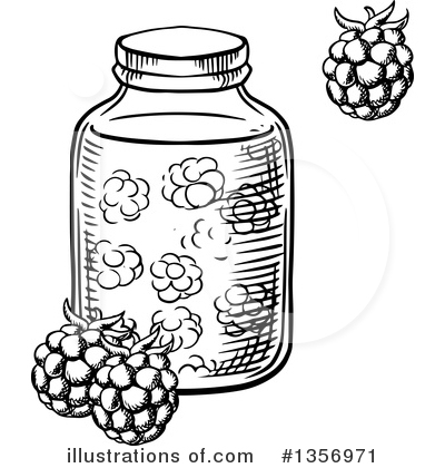 Blackberries Clipart #1356971 by Vector Tradition SM