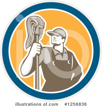 Janitor Clipart #1256836 by patrimonio