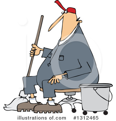 Janitor Clipart #1312465 by djart