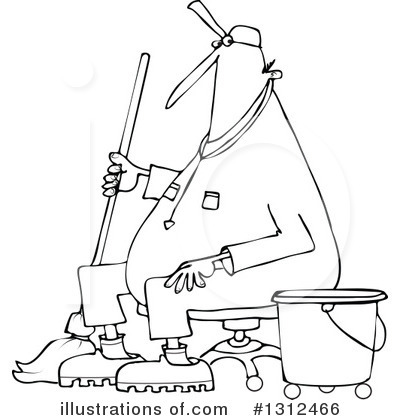 Mopping Clipart #1312466 by djart
