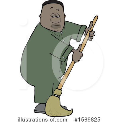 Royalty-Free (RF) Janitor Clipart Illustration by djart - Stock Sample #1569825