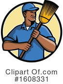 Janitor Clipart #1608331 by patrimonio