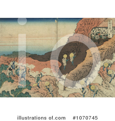 Royalty-Free (RF) Japanese Art Clipart Illustration by JVPD - Stock Sample #1070745