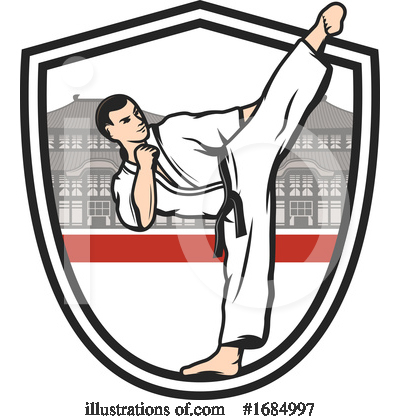 Karate Clipart #1684997 by Vector Tradition SM