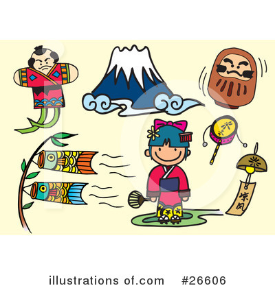 Royalty-Free (RF) Japanese Clipart Illustration by NoahsKnight - Stock Sample #26606