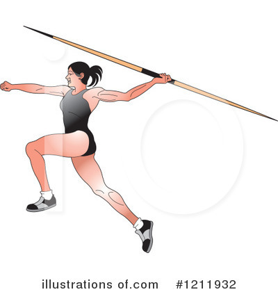 Royalty-Free (RF) Javelin Clipart Illustration by Lal Perera - Stock Sample #1211932