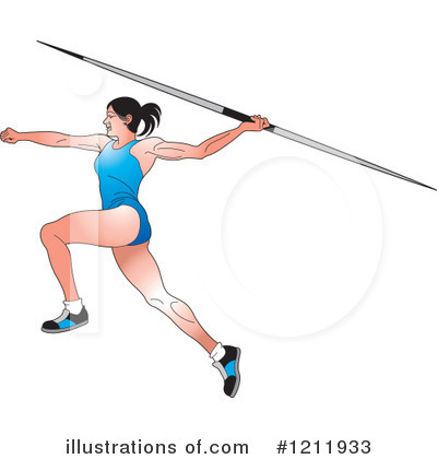 Royalty-Free (RF) Javelin Clipart Illustration by Lal Perera - Stock Sample #1211933