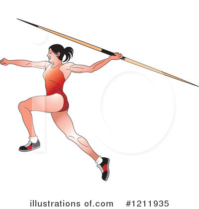 Royalty-Free (RF) Javelin Clipart Illustration by Lal Perera - Stock Sample #1211935
