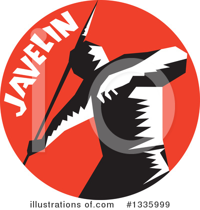 Royalty-Free (RF) Javelin Clipart Illustration by patrimonio - Stock Sample #1335999
