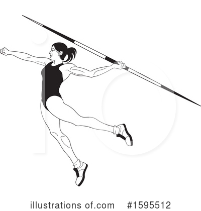 Royalty-Free (RF) Javelin Clipart Illustration by Lal Perera - Stock Sample #1595512