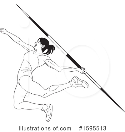 Royalty-Free (RF) Javelin Clipart Illustration by Lal Perera - Stock Sample #1595513