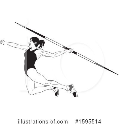 Royalty-Free (RF) Javelin Clipart Illustration by Lal Perera - Stock Sample #1595514