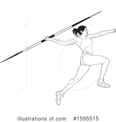 Royalty-Free (RF) Javelin Clipart Illustration by Lal Perera - Stock Sample #1595515