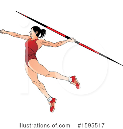 Royalty-Free (RF) Javelin Clipart Illustration by Lal Perera - Stock Sample #1595517