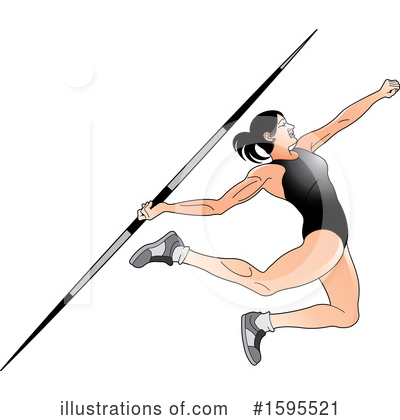 Royalty-Free (RF) Javelin Clipart Illustration by Lal Perera - Stock Sample #1595521