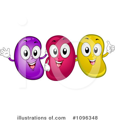 Royalty-Free (RF) Jelly Beans Clipart Illustration by BNP Design Studio - Stock Sample #1096348