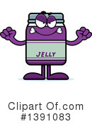 Jelly Mascot Clipart #1391083 by Cory Thoman