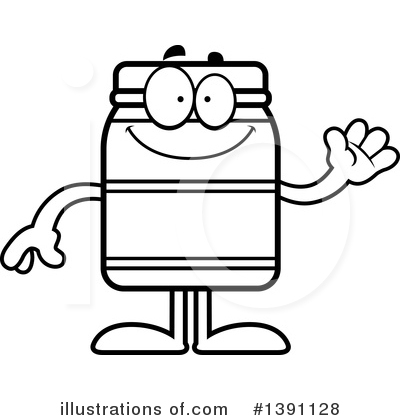 Royalty-Free (RF) Jelly Mascot Clipart Illustration by Cory Thoman - Stock Sample #1391128