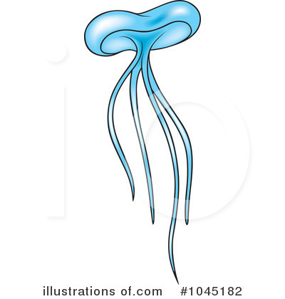 Royalty-Free (RF) Jellyfish Clipart Illustration by dero - Stock Sample #1045182