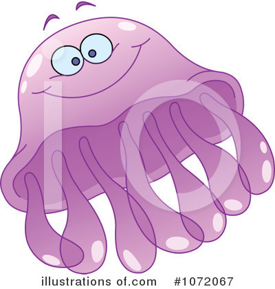 Royalty-Free (RF) Jellyfish Clipart Illustration by yayayoyo - Stock Sample #1072067