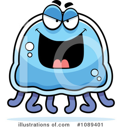 Royalty-Free (RF) Jellyfish Clipart Illustration by Cory Thoman - Stock Sample #1089401